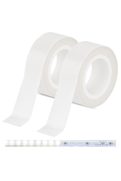 SYOSI قطعتان من شريط تخفيف الضوء لشرائط LED، شريط لاصق مقاوم للحرارة بطول 0.7...