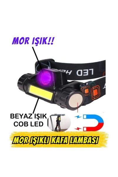 Genel Markalar Panther PT-5530 Mor Işıklı (UV / Ultra Viyole) Şarjlı COB LED ...