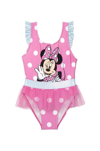 Minnie Mouse Costum de baie întreg cu buline și tul pentru fete - 7 ani