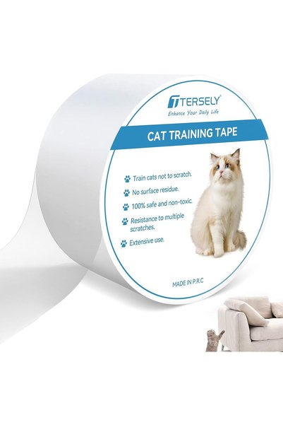T Tersely Anti-Scratch Cat Training Tape, 4 inches Cat Sofa Scratch Guard