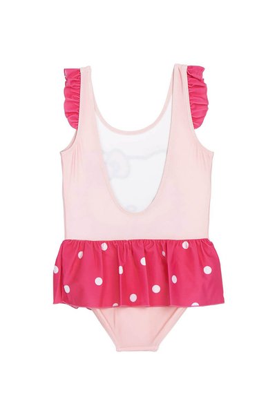 Hello Kitty Costum de baie întreg cu fustiță pentru fete - 6 ani