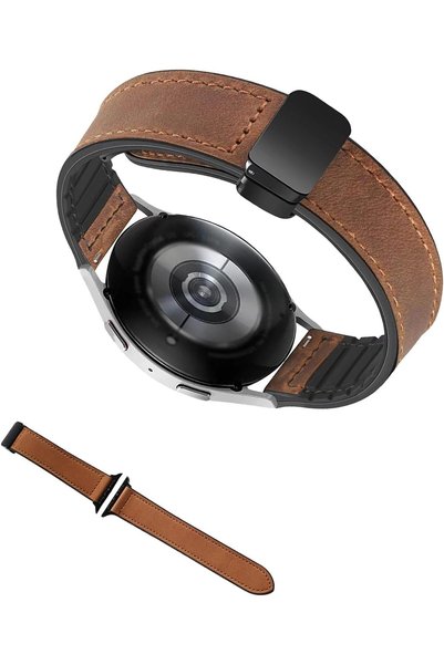 Duomama 22MM Premium Leather Strap for Huawei GT4 46mm/GT3 46mm/GT3 Pro/GT2e,...
