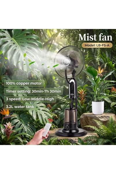 OEM 🌬️   Ventilator cu umidificare (Ventilator cu pulverizare) – Răcire inst...