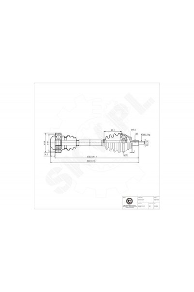 ESEN SKV Planetară Audi A3 Cupra Leon Seat Leon Skoda Octavia Superb VW Golf ...