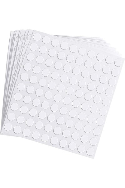 Sawanork 500 Pcs Adhesive Dots, Transparent Double-Sided, Clear Removable Sti...