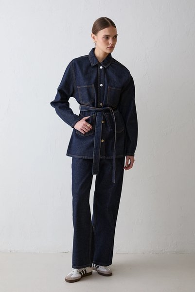 Melike Tatar Denim Suit 32-8008