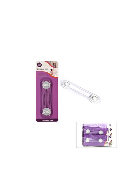 INURA GLOBAL Large Size Cabinet and Drawer Lock Child Safety 24-Pack