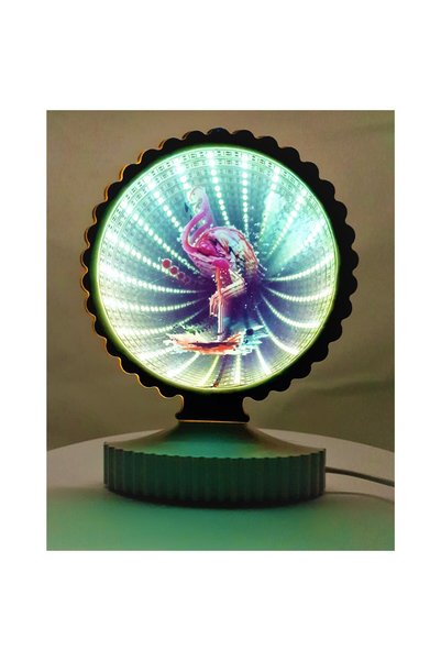 Generic Brand Decorațiune Luminoasă, cu Cablu USB, Model Flamingo, Alb Rece, ...