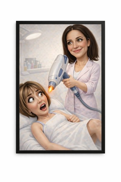 Fabricacucadouri.ro Rama Foto Caricatura Specialist Epilare Laser – Portret P...