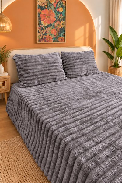 Bikaya Home Eterna Luxe Double Bedspread Set |   230X250 cm |   Soft Texture,...