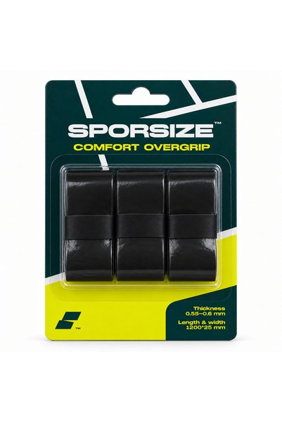 Sporsize Comfort Overgrip 3'lü Raket Bandı Tenis Badminton Padel Squash Raket...
