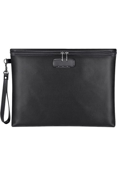 Bukela Fireproof Document Bag, Waterproof Notary File Organizer with Combinat...