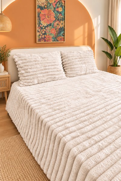 Bikaya Home طقم غطاء سرير مزدوج من إيترنا لوكس |   230×250 سم |   ملمس ناعم، ...