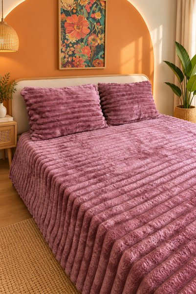 Bikaya Home Eterna Luxe Double Bedspread Set |   230X250 cm |   Soft Texture,...