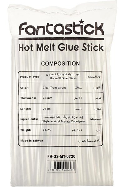 Fantastick Multi Temperature Glue Stick 7.4mm x 20cm/500gm for Glue Gun