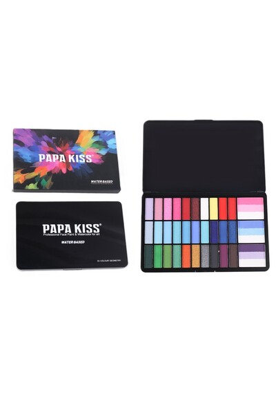 Generic Brand Paleta 39 Culori Vopsea de Față, Activare cu Apă, 18.5 x 11.7 x...