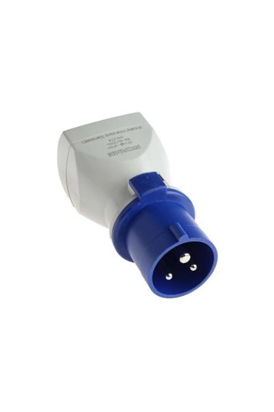 SCAME Електрически адаптер за контакт 11192 2P+E Euro 16 A 250 V IP20 бял
