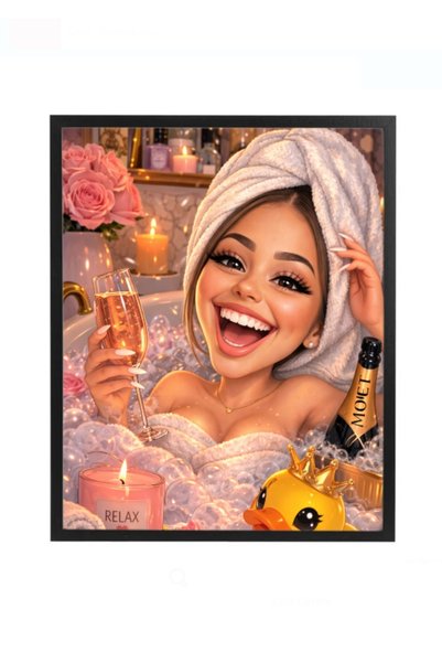 Fabricacucadouri.ro Rama foto personalizata aniversare Birthday Queen – cadou...