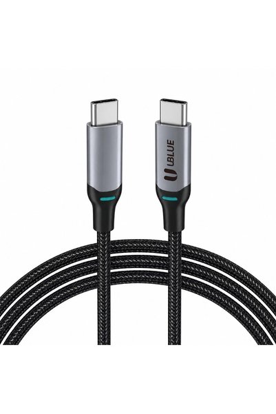 Generic كابل USB-C إلى USB-C، بقوة 100 واط كحد أقصى، شحن سريع، بطول 1.8 متر، ...