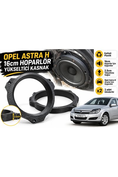 YSN SOUNDS Opel Astra H Hoparlör Yükseltici Kasnak 16CM - Astra H Kasa 16 CM Hoparlör Kasnağı - 2 Adet