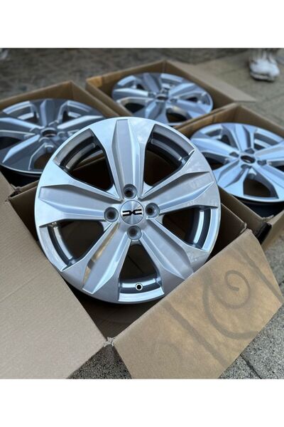 Renault Алуминиева джанта 16 " Амарис Дачия Логан Сандеро Джогър Оригинална O...