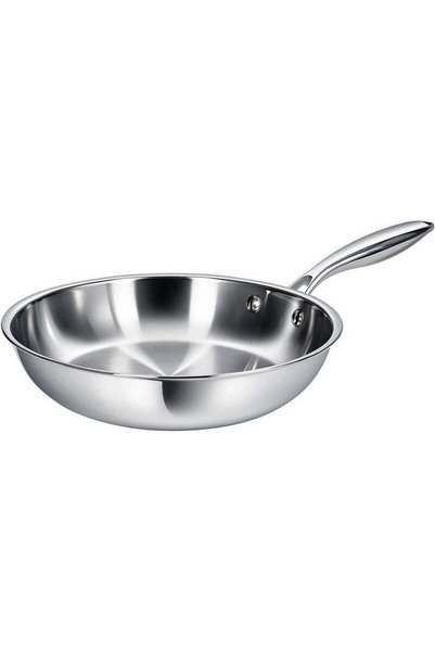 Prestige Infinity Tri Ply Stainless Steel 24cm Fry Pan | Induction + all hob ...