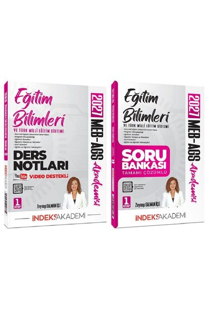 İndeks Akademi 2027 MEB-AGS Akademisi Eğitim Bilimleri Video Ders Notları + S...