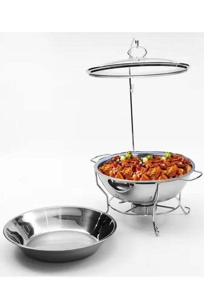 Generic NKX Stainless Steel Buffet Chafing Dish Food Warmer and Heater 4.0L