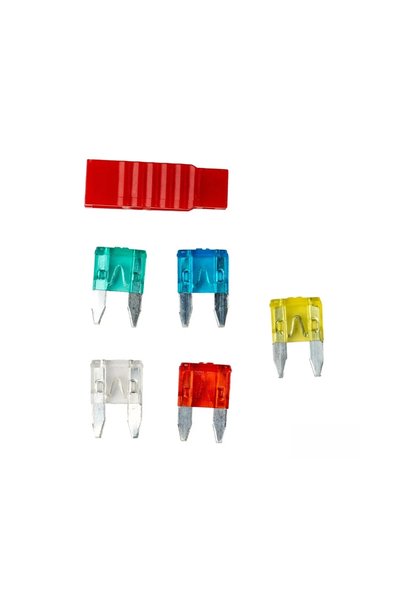 AMIO Set siguranțe fuzibile mini 03378 cu extractor 5 buc.