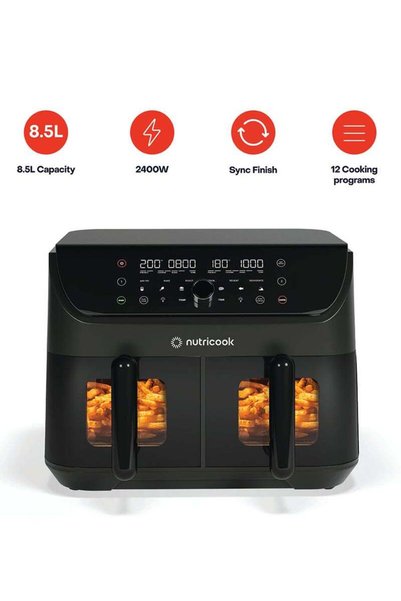 Generic nutricook Digital Air Fryer Duo Vision,8.5L Capacity with Clear Windo...
