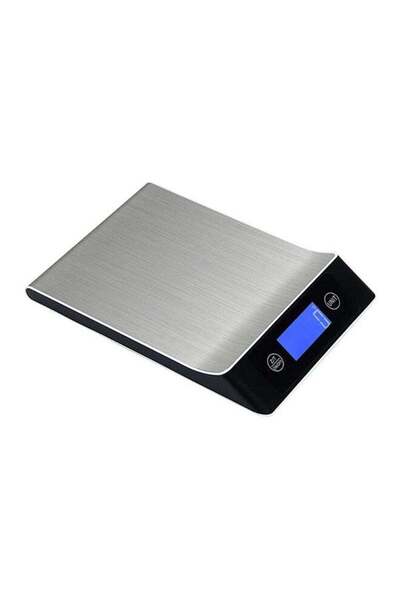 Generic HB LCD Digital Touch Button Kitchen Food Scale Black/Silver