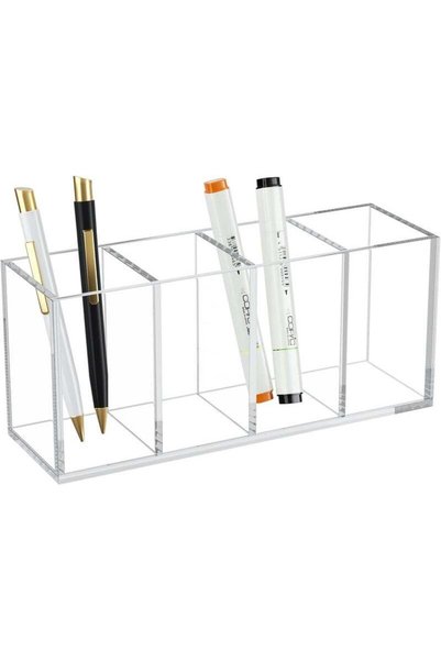 Generic TPGP HIIMIEI Acrylic Pen Holder - Multifunctional Desk Organizer for ...