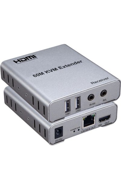 Sensei HDTV-EXTENTION 60 METRE 1080P CAT6 KVM EXTENDER (HDMI-USB-IR-AUDIO) CAN