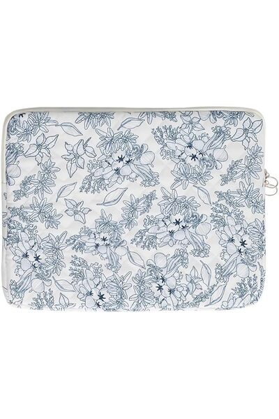 ALMEKAQUZ Puffy Laptop Sleeve for 13Inch, Cute Floral Laptop Protective Case,...