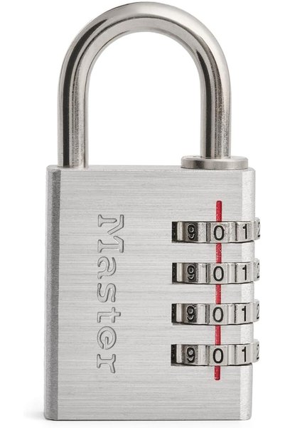 Master Lock قفل رقمي، قفل بقفل رقمي قابل للتخصيص للخزائن، قفل رقمي صغير، 643D