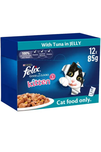 FELIX Pureina Flex Kitten Tuna in Jelly - 12*85g