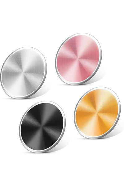 KASTWAVE Mount Metal Plates For Magnetic Phone Holder, Replacement Circular P...