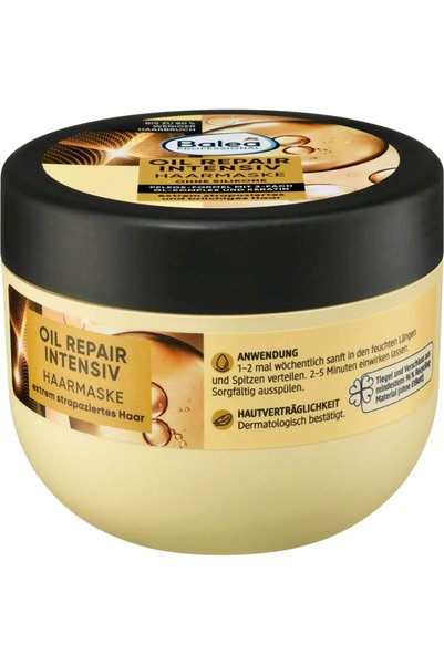 BALEA Professional Oil Repair Intensive Hair Mask, 3-Oil Complex and Keratin,...