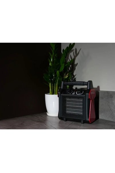 yato Electric fan heater PTC 3 kW 220 V, up to 30 m², black