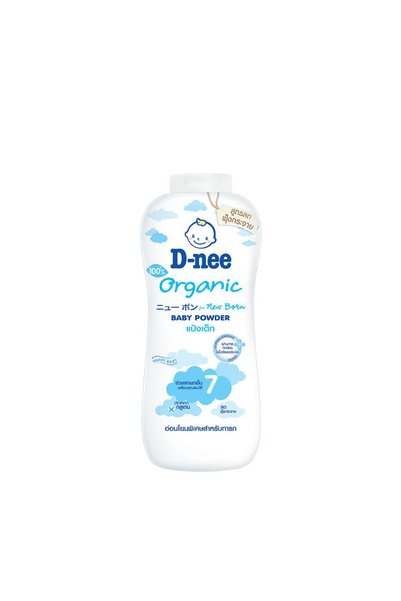 Generic Brand بودرة طبيعيه للمواليد حديثي الولادة من دي-ني (ابيض) 350 مل
