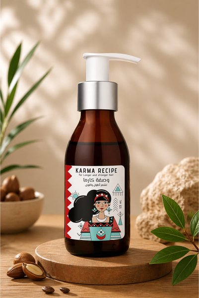 Generic Brand زيت كارما لتكثيف الشعر ومنع تساقطه - تركيبة طبيعية 100% مع إكلي...