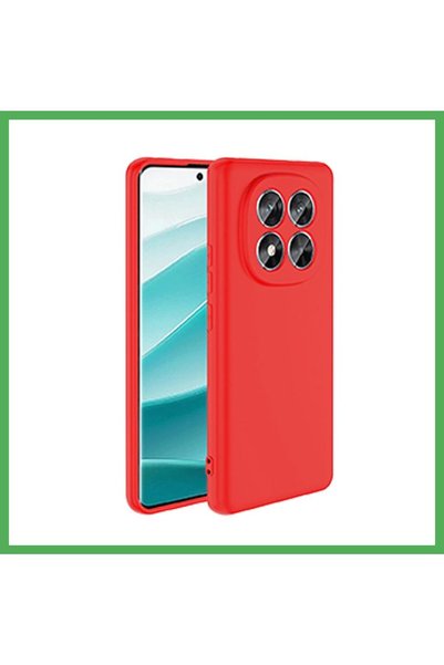 Nur store Çanta Redmi Note 14 Pro 5g Compatible Case First Silicone - Red Bezoss