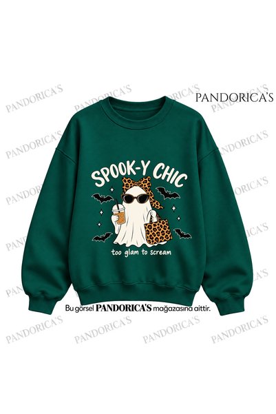 PANDORICA Halloween/Halloween-Themed Spooky Chic "Too Glam to Scream" Cute Gh...