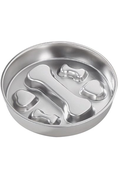 TERRIFI Premium 304 Stainless Steel Slow Feeder Dog Bowl, Anti-Choking and Vo...