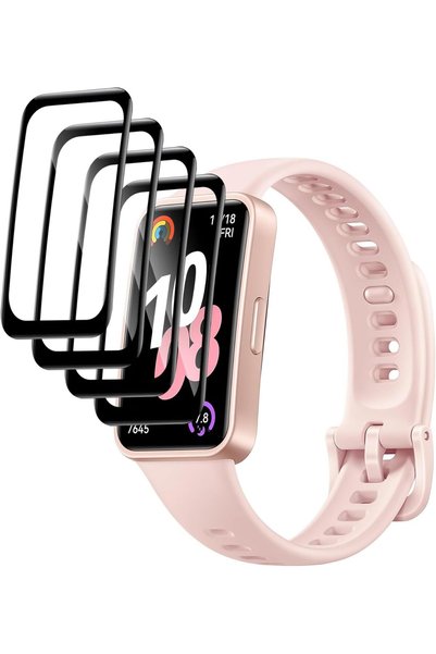 GENERAL [4 Pack] Screen Protector Compatible with Huawei Band 9/10,3D Full Sc...