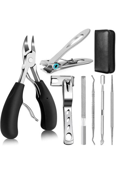 Yelajoy Heavy Duty Toenail Clippers Set for Seniors & Adults - Professional 7...