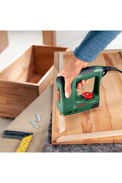 Bosch Home and Garden Zımba - PTK 14 EDT (1000 zımba ile teslim edilir, tip 53, uzunluk 10 mm), Yeşi