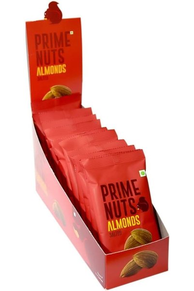 PRIME NUTS اللوز المملح |   عالي البروتين ومضادات الأكسدة |   غني بالمغنيسيوم...