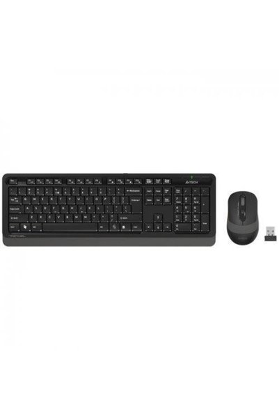 A4 Tech FG1010 GRİ Q MM 2.4G KABLOSUZ KLAVYE MOUSE SET DRY