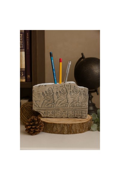 ZEROXO Egypt Themed Pen Holder